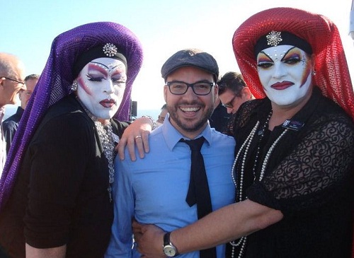 PrideFlagRaiseSistersJoe Photo: Josh Castle