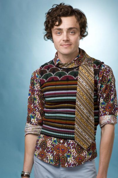 The artist known as Tammie Brown is also the fashion forward Keith Schubert...we admire anyone who is brave enough to mix patterns!