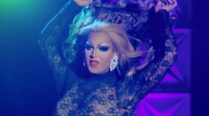 Roxxxy revels a second wig underneath that she can successfully whip back and forth. Almost like she was planning to be on the bottom!