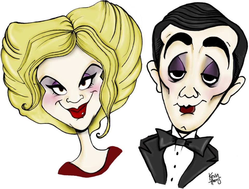 Another side of Jinkx Monsoon/Jerick Hoffer: "Kitty" and "Dr. Dan" are The Vaudevillians and they're going to NYC in July. Art: Kevin Harris