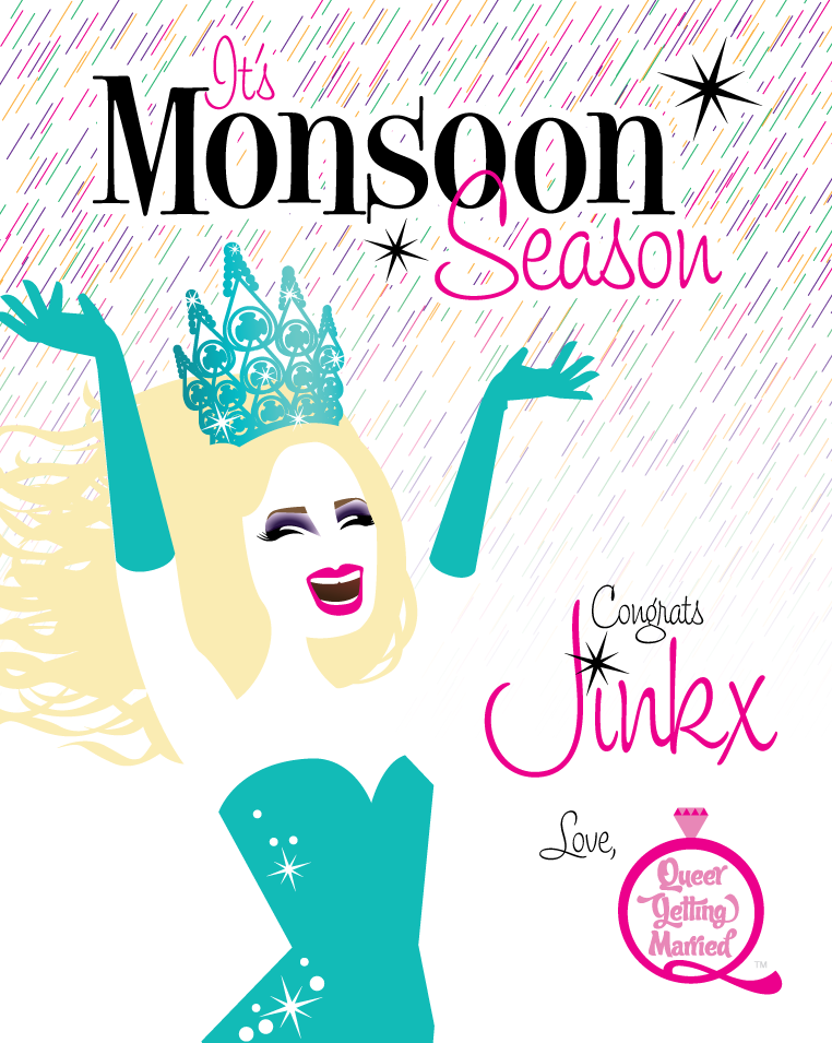 It IS Monsoon Season in Seattle! Art: Mike Curato/Queer Getting Married