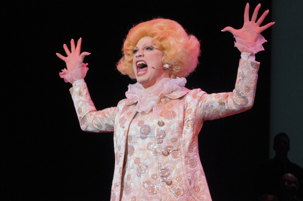 Jerick Hoffer (a.k.a. Jinkx Monsoon) stars as Velma Von Tussle in Hairspray in Concert, a collaboration between The 5th Avenue Theatre and Seattle Men's Chorus. Credit John Pai
