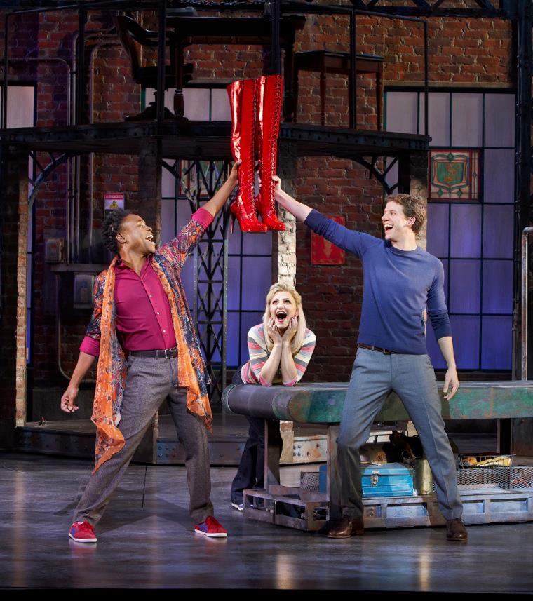 The Tony Awards showered the very gay musical "Kinky Boots" with 6 awards including Best Musical and a Best Score award to Cyndi Lauper and Best Actor to Billy Porter, pictured left in photo.