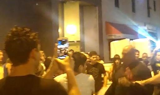 Things got ugly during a street brawl in front of Q Night Club early Sunday morning, August 11.