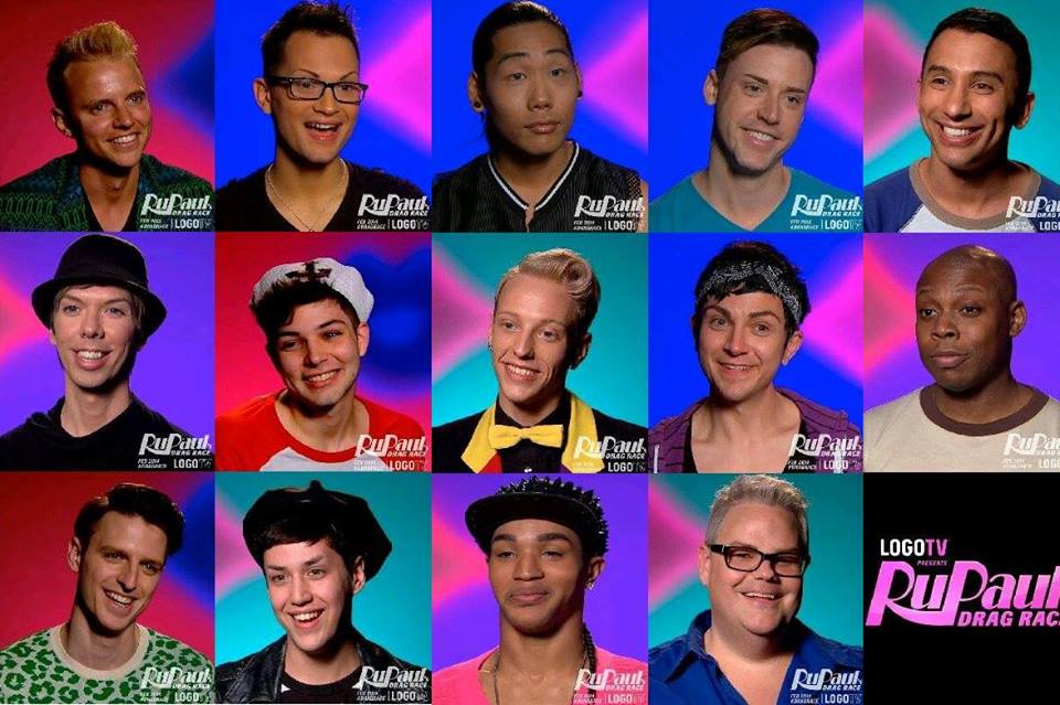 Left to right and top row to bottom: Courtney Act, Joslyn Fox, Gia Gunn, MAGNOLIA!!! and Bianca Del Rio. 2nd Row: Kelly Mantle, April Carrion, Laganja Estranja, our BEN!!!!, and Vi Vacious. Bottom Row: Milk Queen, Adore Delano, Trinity Kardashian Bonet and Darienne Lake
