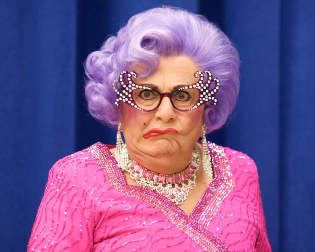 Dame Edna is swinging through Seattle on her Farewell Tour in January 2015!!!