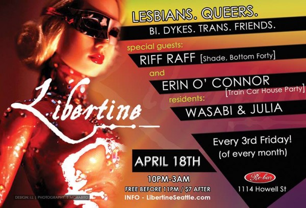 A new party! At Re-bar! For lesbians and allies!!!  YAY!
