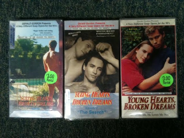 Look kids! VHS tapes!!! Remember those? Seattle filmmaker Clyde Petersen checks out a queer cinematic treasure from the Olden Days: "Young Hearts, Broken Dreams" It's a PEACH!