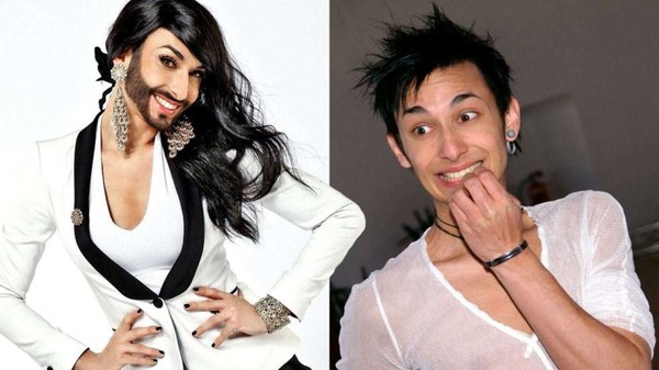 The gender bending singer CONCHITA WURST aka Austria's THOMAS NEUWIRTH, is the first drag performer to win the Eurovision Song Contest.