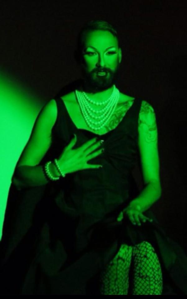 Seattle's own DITA ST. SUR BETE bears a spooky resemblance to Conchita Wurst! Photo; Doug McLaughlin