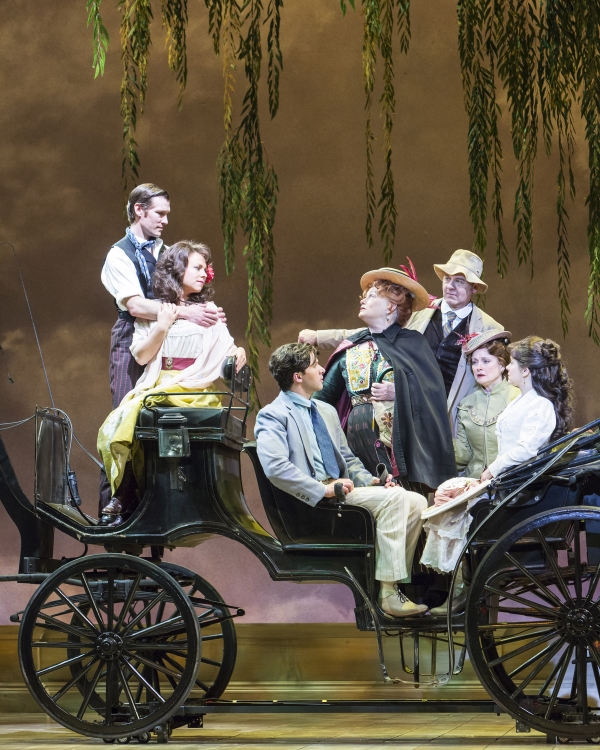The company of the new musical, A Room with a View at The 5th Avenue Theatre through May 11, 2014. Credit Tracy Martin