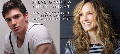 Out C/W stars STEVE GRAND & CHELY WRIGHT to headline closing concert at Seattle PrideFest 2014.
