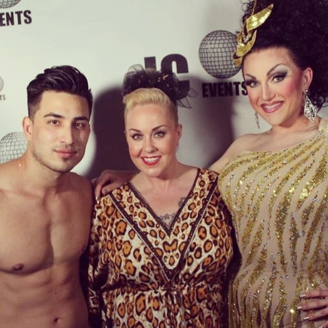 On the road with 'Drag Race' S6 star BenDelaCreme in Sacramento, here with Hunter Vance
