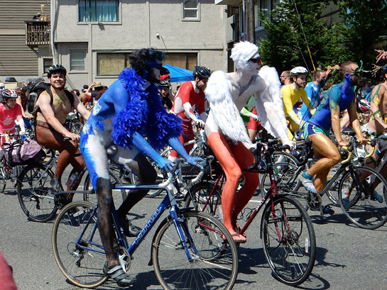 MORE nudies at the Fremont Solstice Parade, June 21, 2014! Photo: Earle Dutton