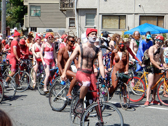 SO FUZZY at the Fremont Solstice Parade, June 21, 2014! Photo: Earle Dutton