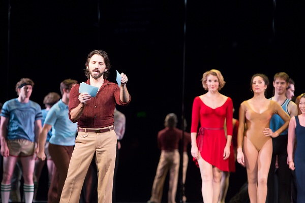 Andrew Palermo stars as Zach in the 5th Avenue Theatre's production of "A Chorus Line". Photo: Tracy Martin