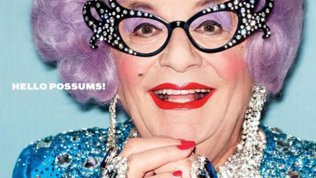Our Lady and Savior!  Dame Edna will soon bless us with her Visage and other parts!!!