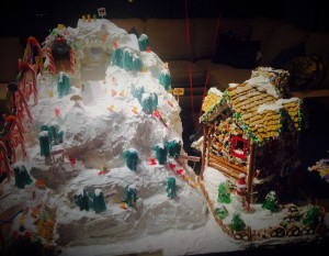 The biggest gingerbread house was a ski resort.