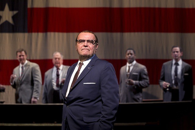 Jack Willis channels Lyndon Baines Johnson in Seattle Rep's "All the Way" by Robert Schenkkan. Photo: Chris Bennion